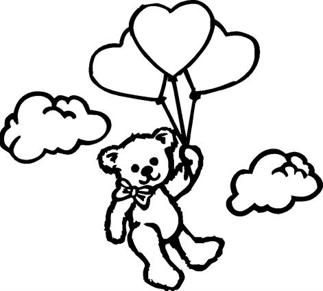 Teddy Bear51 with Balloons