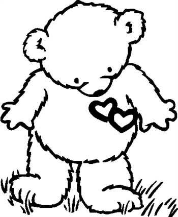 Teddy Bear55 with Heart