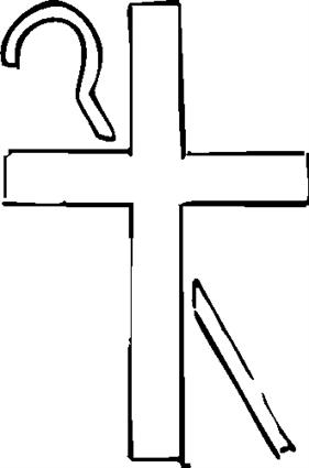 Cross & Staff