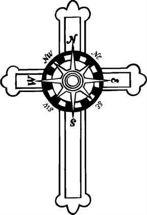 Cross with Compass
