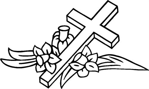 Cross with Daffodils