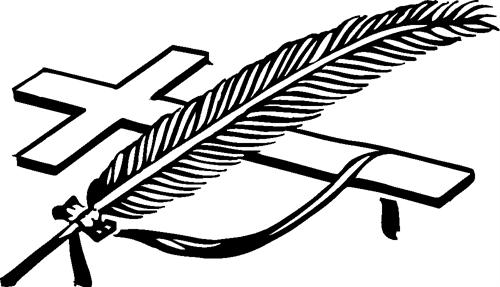Cross with Feather