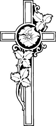 Cross with Flower24