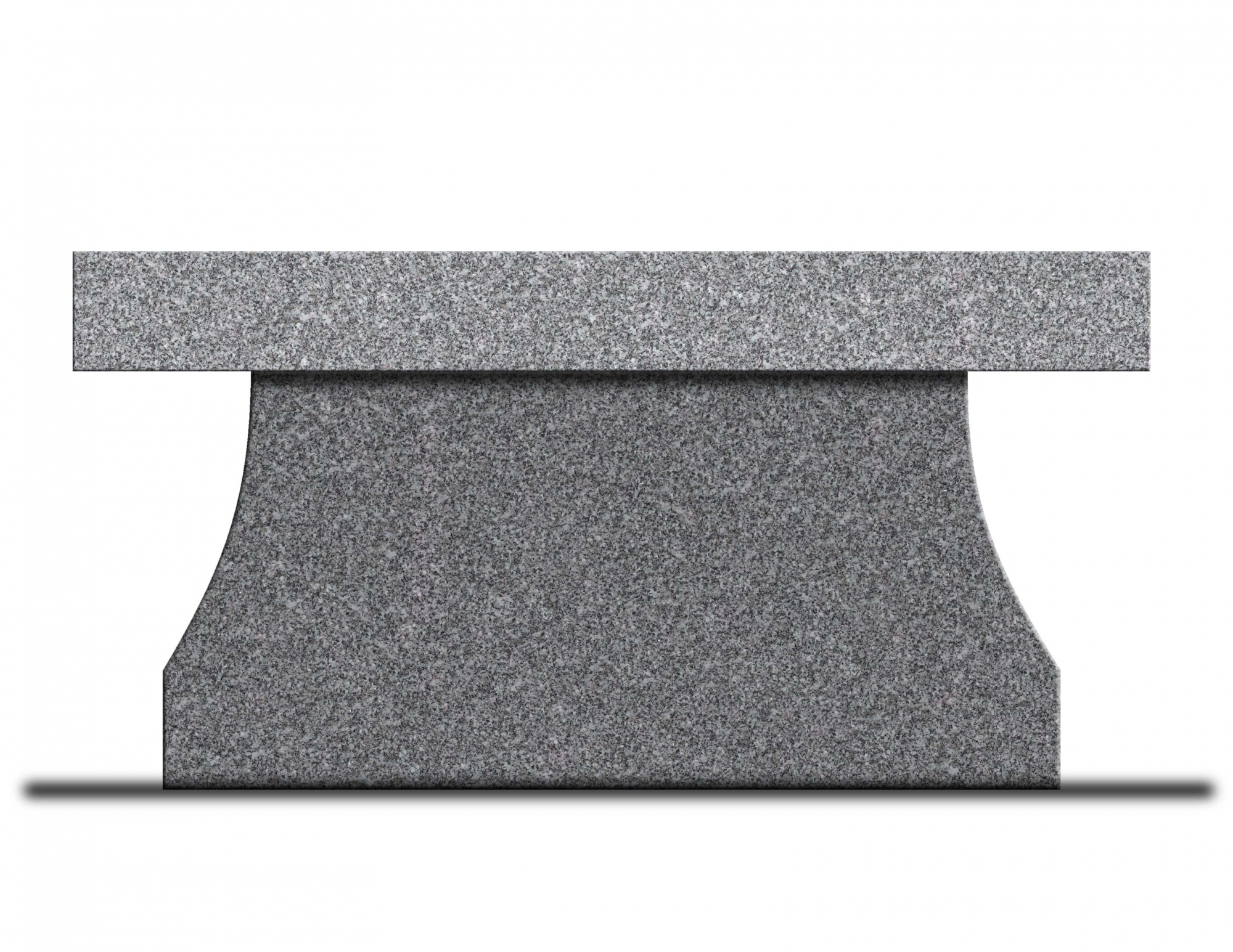 Pedestal Style Bench 36''