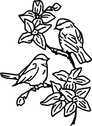 Birds & Flowers01